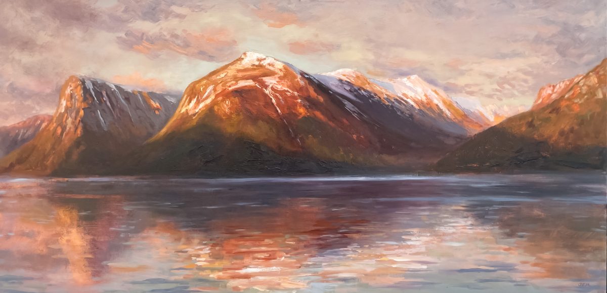 Sunset over the Fjord II